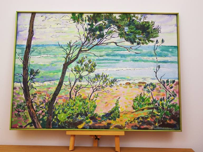 Original Figurative Landscape Painting by Sveta Peuch