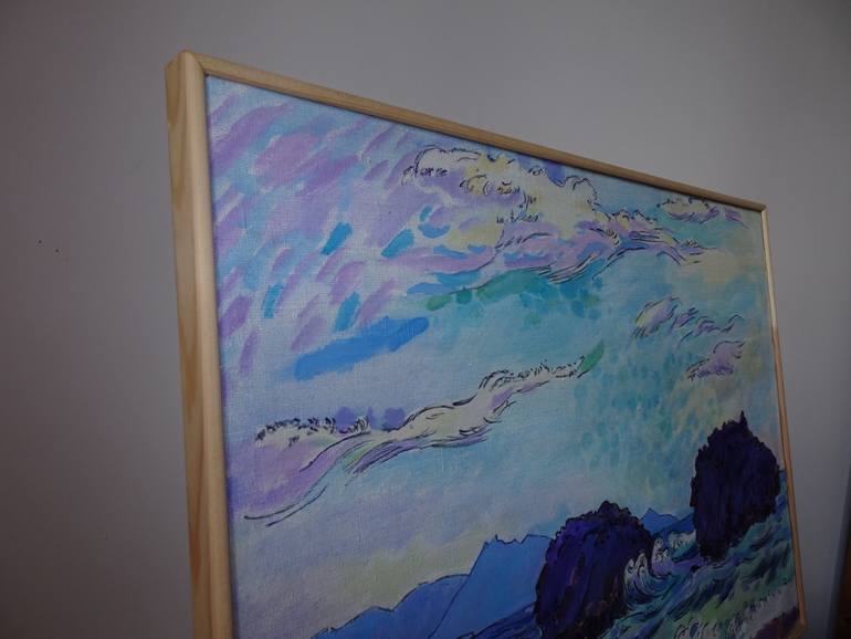 Original Figurative Landscape Painting by Sveta Peuch