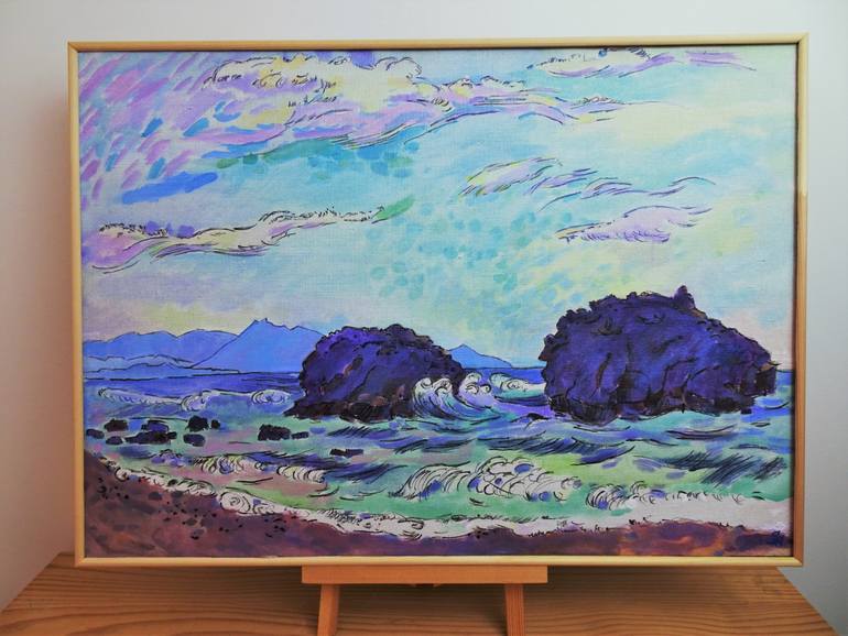 Original Figurative Landscape Painting by Sveta Peuch