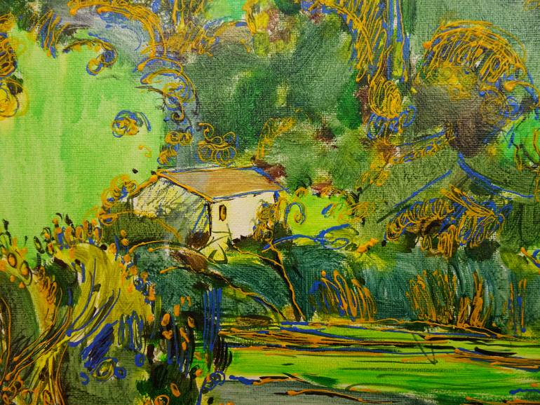 Original Figurative Landscape Painting by Sveta Peuch
