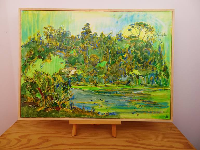 Original Figurative Landscape Painting by Sveta Peuch