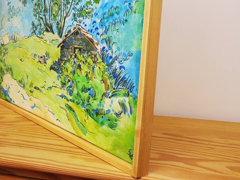 Original Figurative Landscape Painting by Sveta Peuch