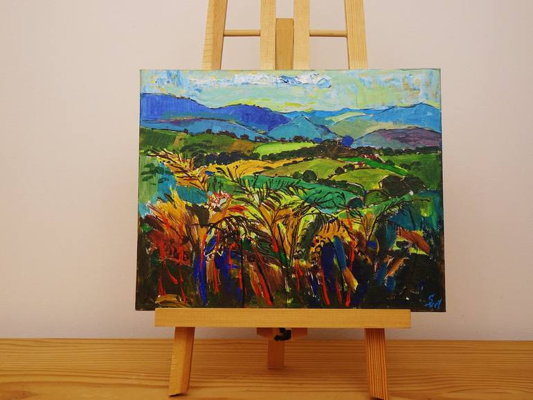 Original Impressionism Landscape Painting by Sveta Peuch