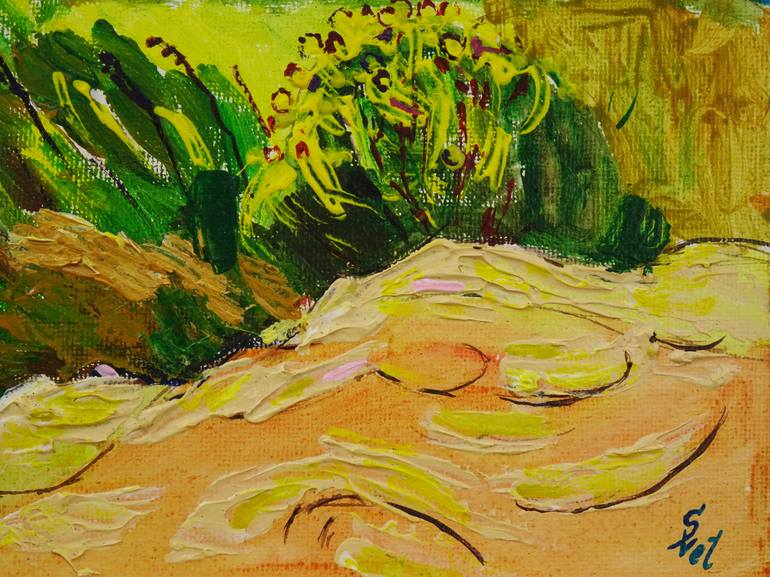 Original Figurative Seascape Painting by Sveta Peuch