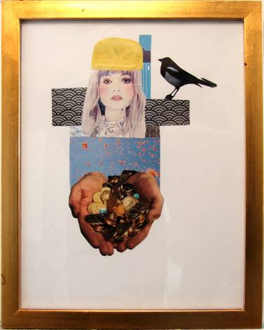 Original Minimalism Women Collage by Daniela Molinari