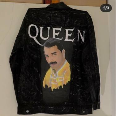 Freddy Mercury QUEEN Painting Denim thumb