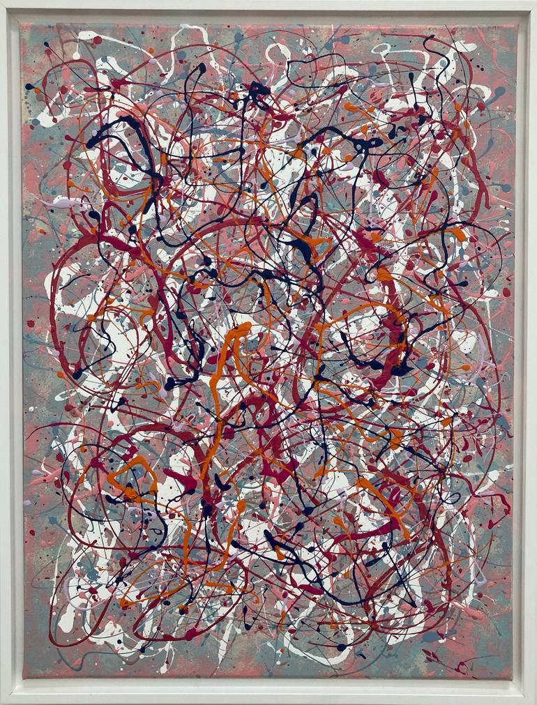 Original Abstract Expressionism Abstract Painting by Marc Raphael