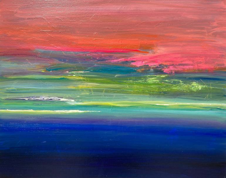 Painted Sky Painting by Marc Raphael