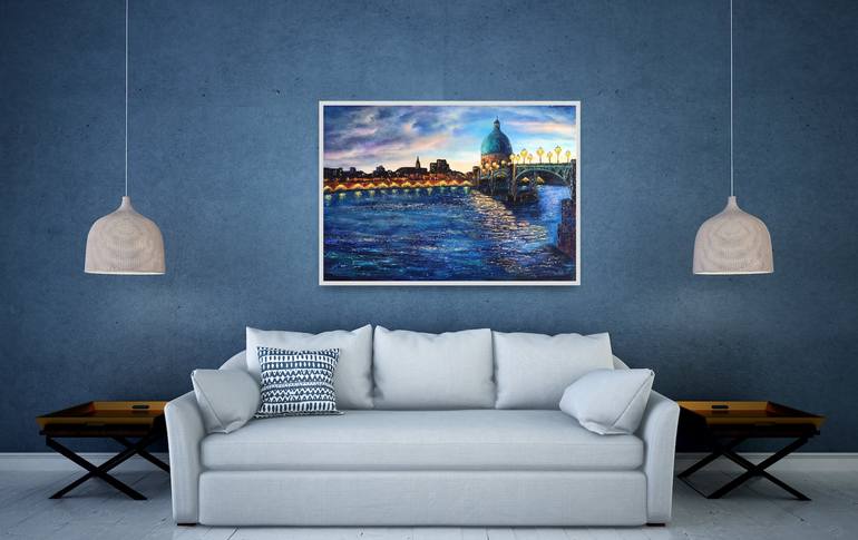 Original Impressionism Cities Painting by Виктория Beko