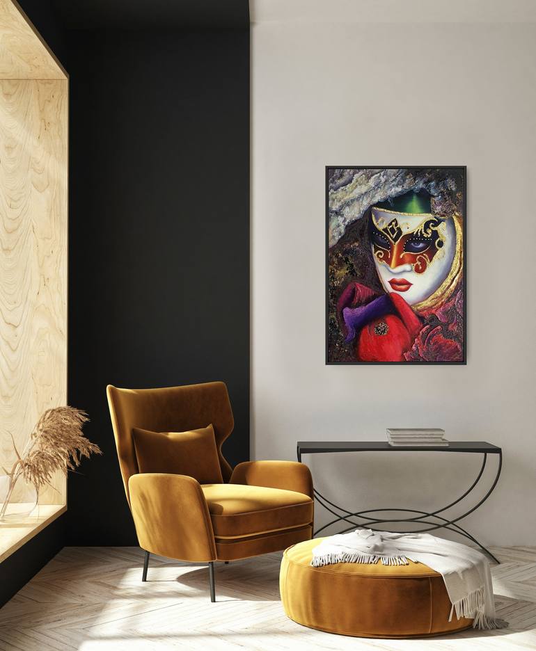 Original Art Deco Women Painting by Виктория Beko