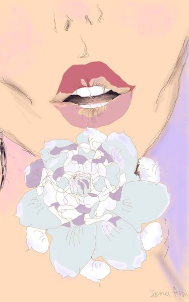 Original Illustration Women Mixed Media by Inessa Smirnova   -    Inna Arm