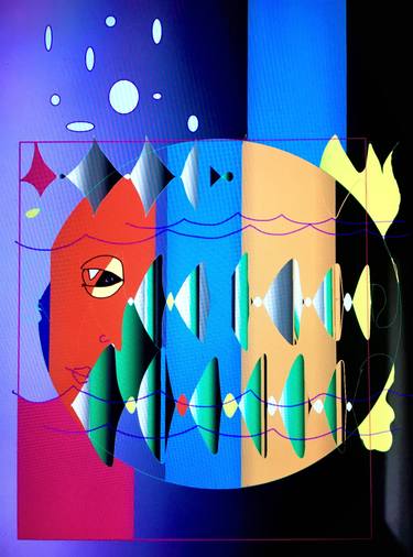 Original Art Deco Abstract Digital by Inessa Smirnova   -    Inna Arm