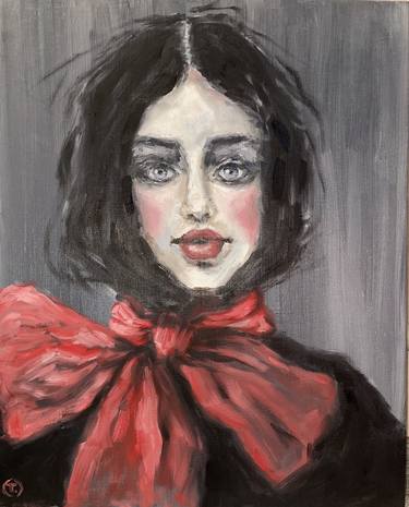 Original Portrait Painting by Ola Trofimtsova