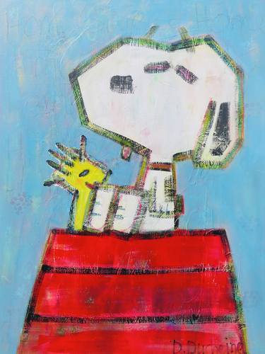 Print of Abstract Cartoon Paintings by Daniëlle Ducheine