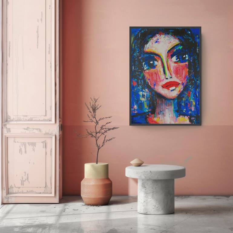 Original Abstract Expressionism Women Painting by Daniëlle Ducheine