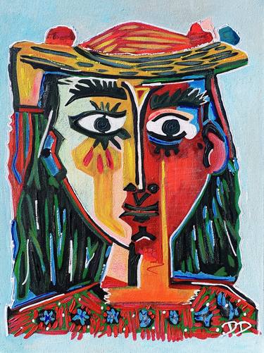 Abstract portrait of Petronella - Pablo Picasso thumb