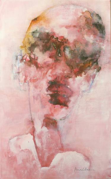 Original Abstract Expressionism Portrait Paintings by Monika Lehmann