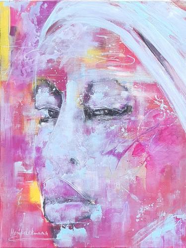 Original Figurative Portrait Painting by Monika Lehmann