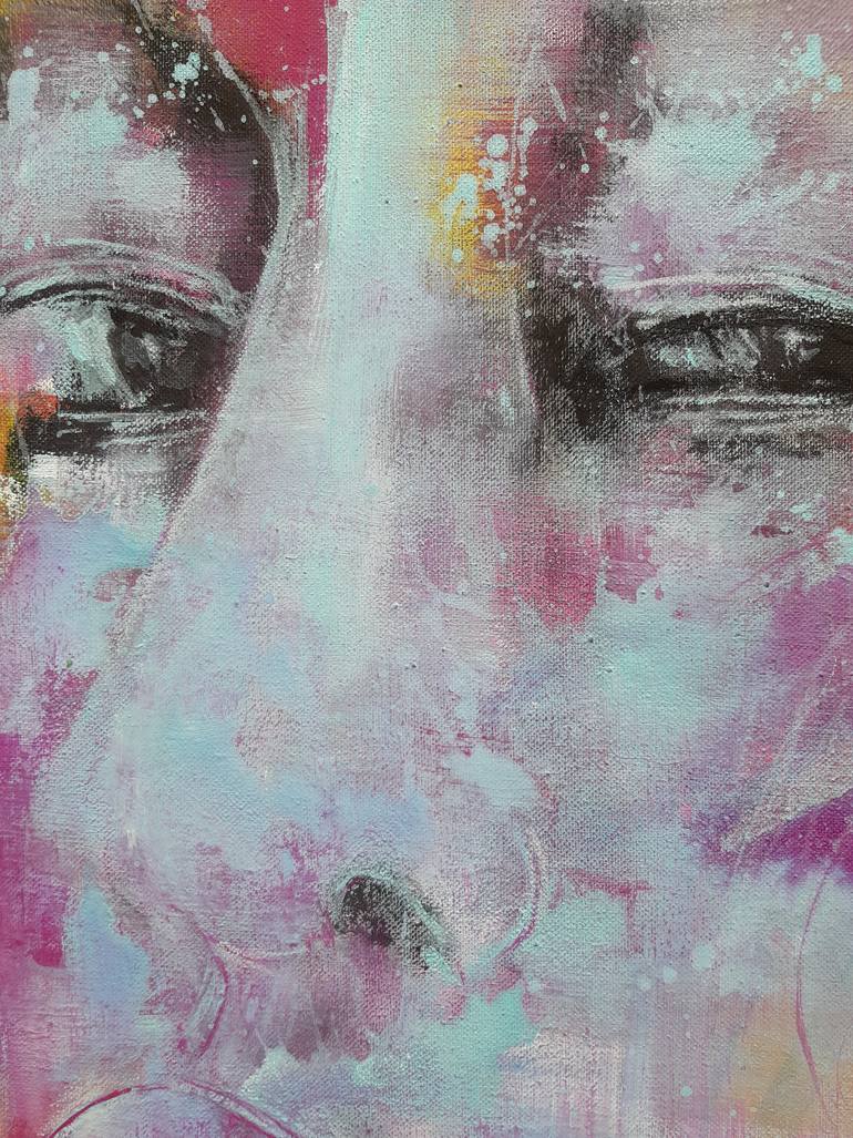 Original Figurative People Painting by Monika Lehmann