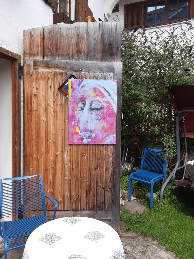 Original Figurative People Painting by Monika Lehmann