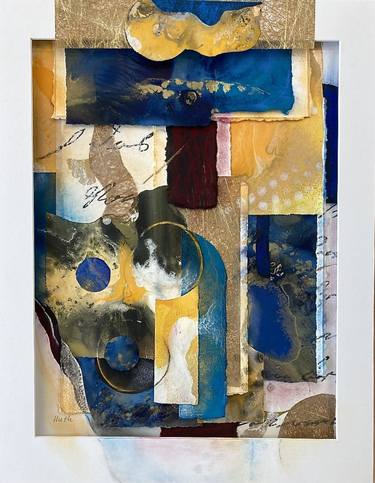 Original Abstract Collage by GERALD HUTH