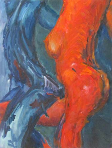 Print of Erotic Paintings by matitiahu meller