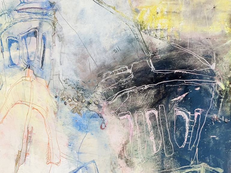 Original Abstract Expressionism Abstract Painting by Julia Maleeva
