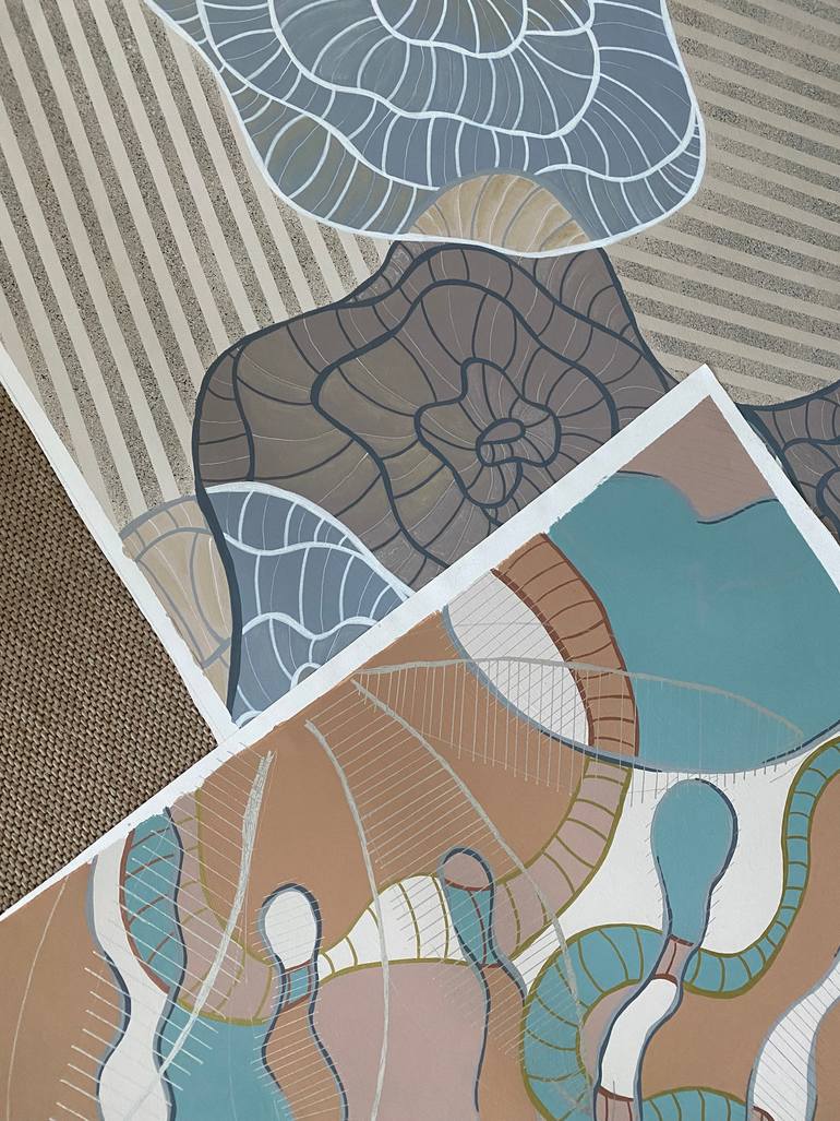 Original Contemporary Abstract Painting by Carolina Jaen