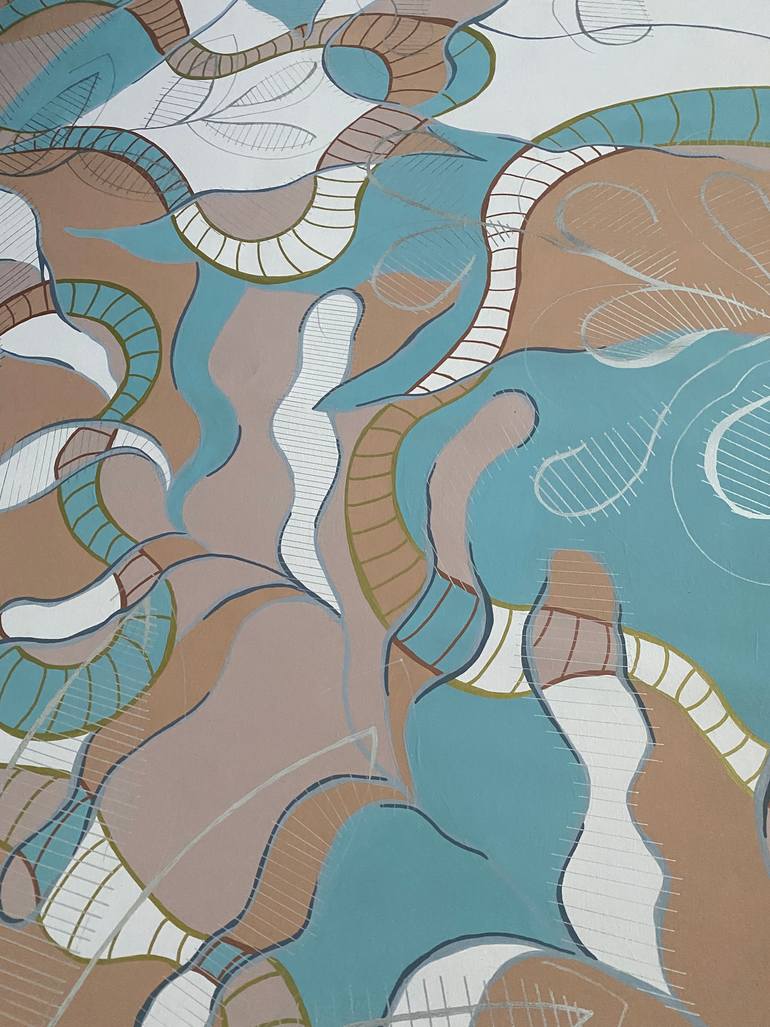 Original Contemporary Abstract Painting by Carolina Jaen