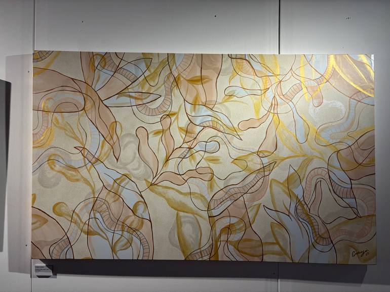 Original Abstract Expressionism Nature Painting by Carolina Jaen