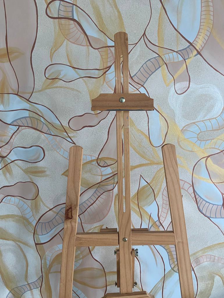 Original Abstract Expressionism Nature Painting by Carolina Jaen