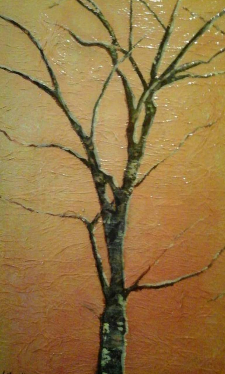 Original Expressionism Landscape Painting by Verónica Husillos Álvaro