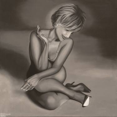 Original Photorealism Nude Paintings by Oksana Kolosyuk