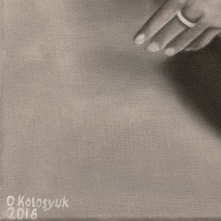 Original Photorealism Nude Painting by Oksana Kolosyuk