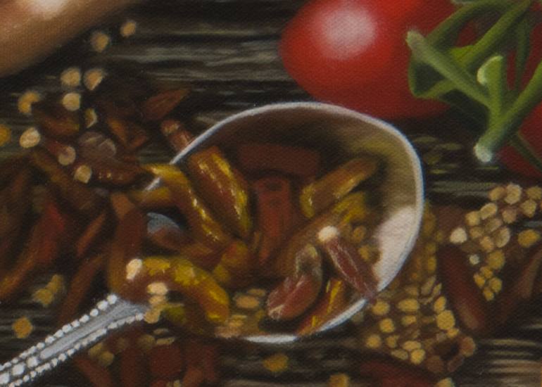 Original Food Painting by Oksana Kolosyuk
