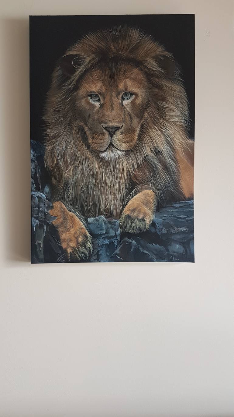 Original Conceptual Animal Painting by Najaah Mclaren