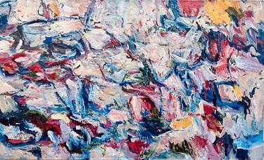 Original Abstract Expressionism Abstract Painting by Zach Kidwell
