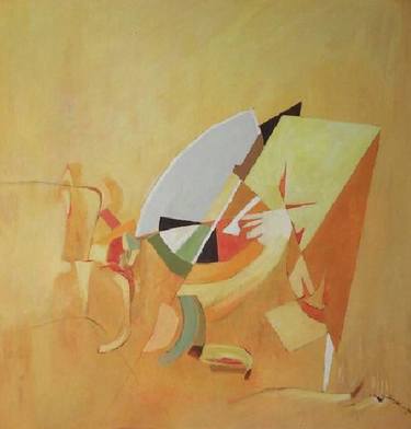 Original Art Deco Abstract Paintings by YURA HARUTYUNYAN