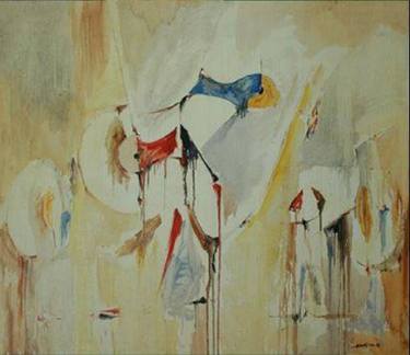 Original Abstract Expressionism Abstract Paintings by YURA HARUTYUNYAN