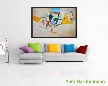 Original Abstract Paintings by YURA HARUTYUNYAN