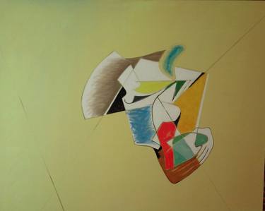 Original Art Deco Abstract Paintings by YURA HARUTYUNYAN