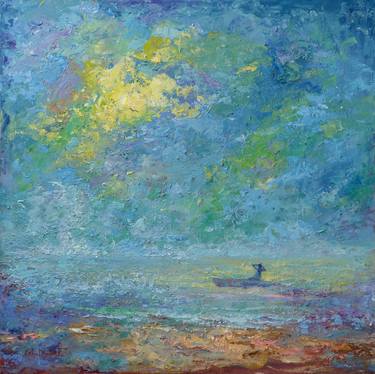 Original Expressionism Seascape Paintings by Katya Dudnik