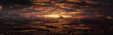 Original Abstract Expressionism Seascape Paintings by Aloo San