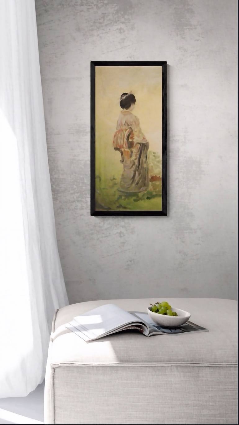 Original Figurative Women Painting by Aloo San