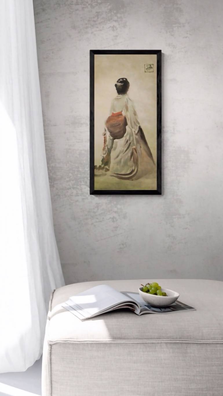 Original Figurative Women Painting by Aloo San