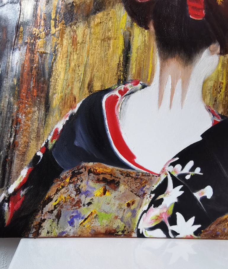 Original Figurative Women Painting by Aloo San