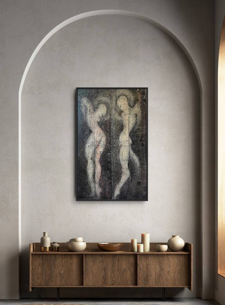 Original Figurative Nude Paintings by Aloo San