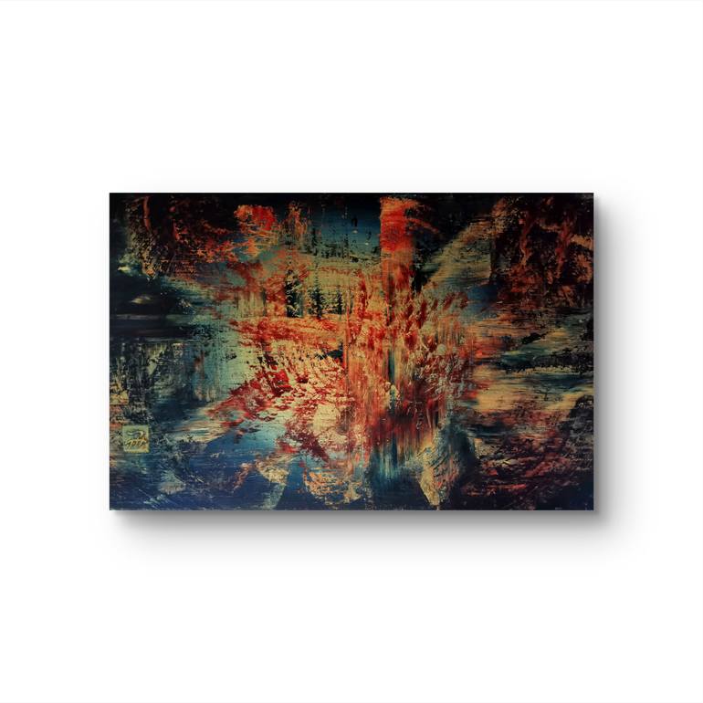 Original Abstract Painting by Aloo San