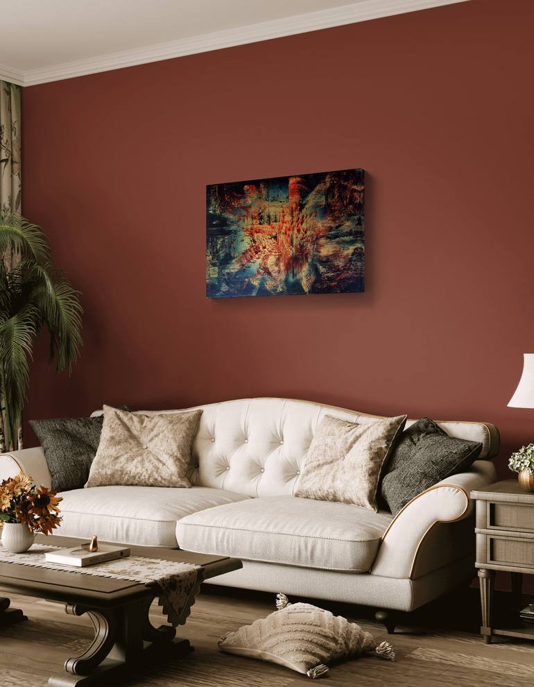 Original Abstract Painting by Aloo San