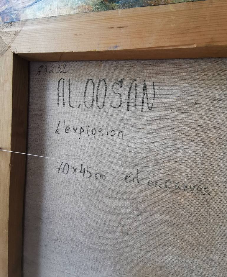 Original Abstract Painting by Aloo San